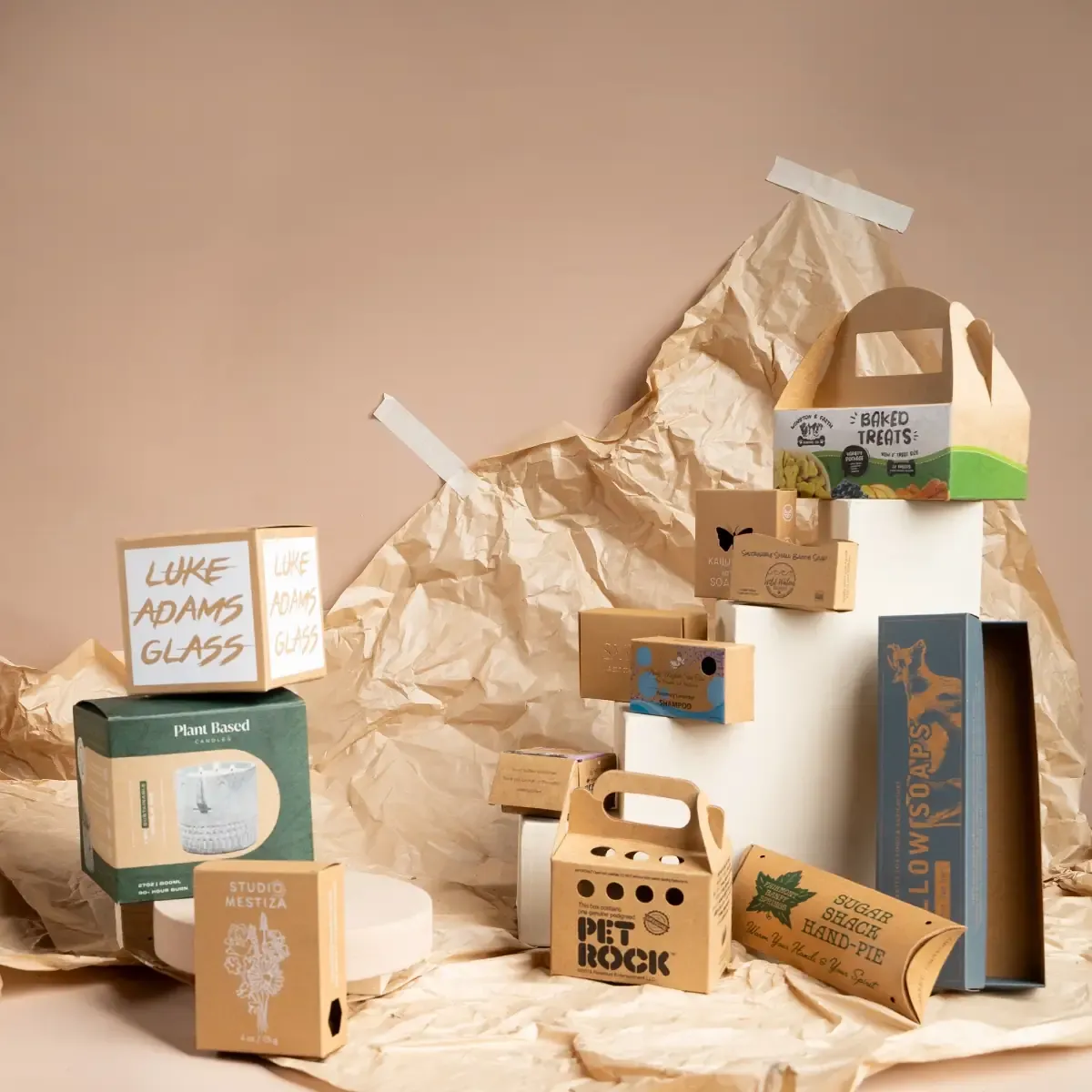 Kraft sustainable packaging