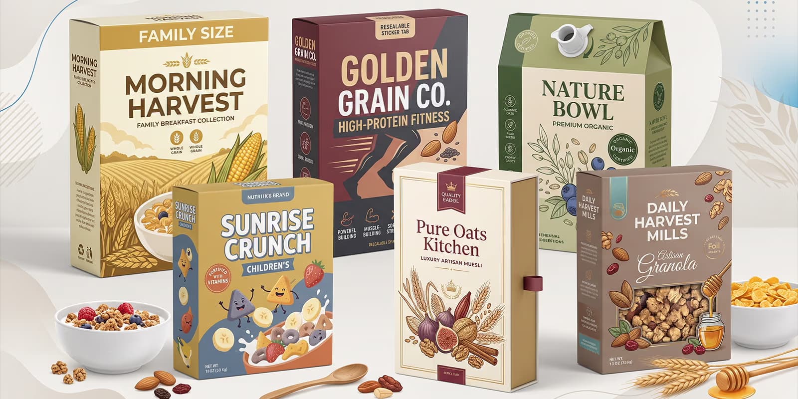 Cereal Boxes - Category Banner