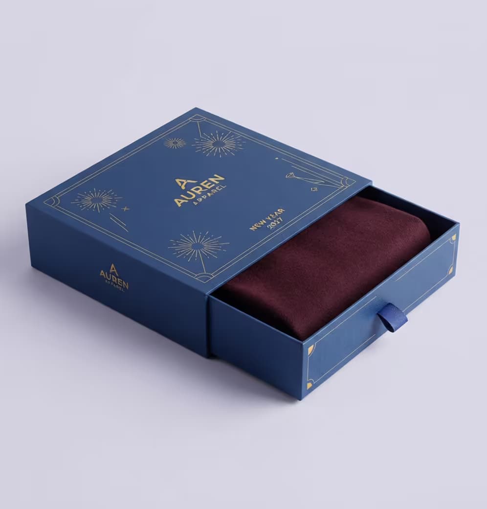 Custom New Year Apparel Boxes